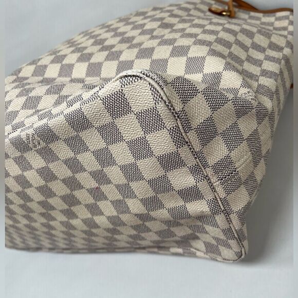 AUTHENTIC  Louis Vuitton Neverfull GM Damier Azur, No Pouch - Picture 6 of 14